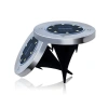 Solar 8-LED ground lights, outdoor garden lights, lawn lights, sensor-activated ground insertion lights, intelligent light-controlled ground insertion lights, ground insertion lights, and underground landscape lights Application Scenario
